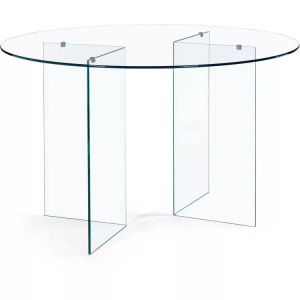 mutoni lifestyle, Runder Glastisch Iride 130x130, Runder Glastisch Iride 130x130