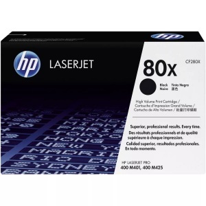 Hp, Original Tonerpatrone schwarz HP No. 80X, CF280X, Hewlett Packard Toner, schwarz, No.80X, CF280X, (6'900 Seiten)