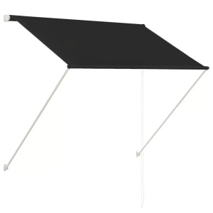 Diverse Hardware, Einziehbare Markise Anthrazit 150 x 150 cm, vidaXL Einziehbare Markise 150×150 cm Anthrazit