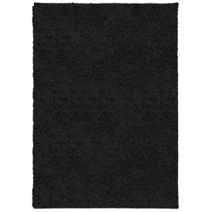 vidaXL, vidaXL Shaggy-Teppich PAMPLONA Hochflor Modern Schwarz 120x170 cm