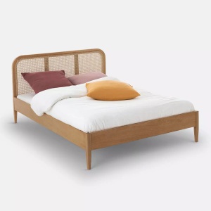LA REDOUTE INTERIEURS, Bett mit Lattenrost Madara Bett mit Lattenrost Madara, La Redoute Intérieurs - Bett mit Lattenrost Madara, 140X190CM, Braun