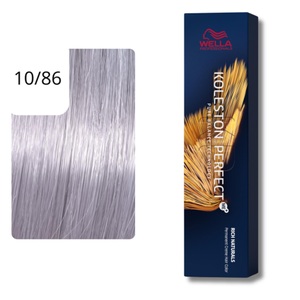 Wella Professionals, Wella Professionals Color Kolestone Perfect ME+ RICH NATURALS 10/86 hell-lichtblond perl-violett 60ml, Wella Koleston Perfect Me+ Pure Naturals Haarfarbe 60 ml Rich Naturals Haarfarbe: 10/86 hell-lichtblond perl-violett
