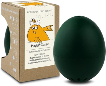 PiepEi, Singende Eieruhr Classic Dunkelgrün Unisex Grün ONE SIZE, PiepEi - Singende Eieruhr Classic dunkelgrün, One Size, Grün