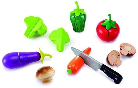 Hape, Hape Gartengemüse, Spiel-Lebensmittel GARTENGEMÜSE 8-teilig