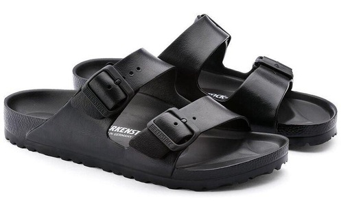 Birkenstock, Birkenstock Pantolette »ARIZONA EVA«, in Schuhweite schmal, mit verstellbaren Schnallen, Birkenstock Pantolette Arizona EVA für Damen und Herren schwarz