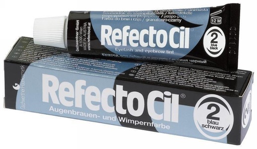 RefectoCil, Refectocil Wimpernfarbe Nr 2 blauschwarz (1 Stück), RefectoCil Augenbrauen- und Wimpernfarbe (2 - blauschwarz 15 ml) - MUST-HAVE 2021!