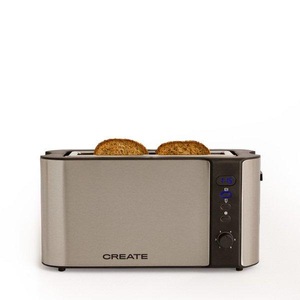 Create, CREATE TOAST ADVANCE TOUCH - Elektrischer Toaster mit Digitalanzeige silber, CREATE TOAST ADVANCE TOUCH Toaster silber