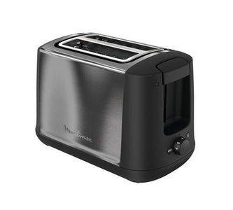 Moulinex, MOULINEX LT3408CH - Toaster (Schwarz/Silber), 