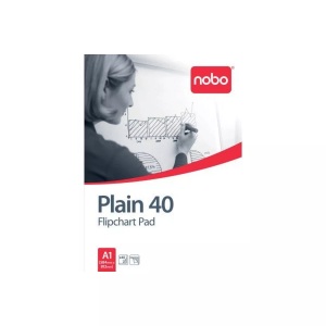 Nobo, NOBO Flipchart-Block 58x81cm 34631165 blanko 40 Blatt, Nobo Flipchart Block 40 Blatt, blanko, 58 x 81 cm Weiss 1 Stück