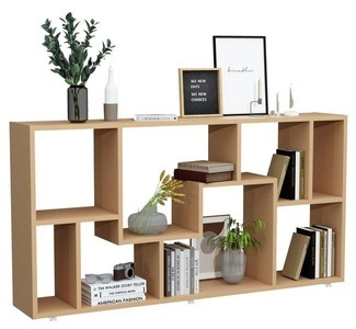 VCM, Holz Standregal Bücherregal Medienregal Aufbewahrung Raumteiler Deko Regal Lanisa L Holz Standregal Bücherregal Medienregal Aufbewahrung Raumteiler Deko Regal Lanisa L, VCM - Holz Standregal Bücherregal Medienregal Aufbewahrung Raumteiler Deko Regal Lanisa L, 116CM, Buche