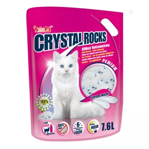 swisspet, swisspet Crystal Rocks Katzenstreu 7.6l, Crystal Rocks Katzenstreu Silikat, 7.6 l, nicht klumpend
