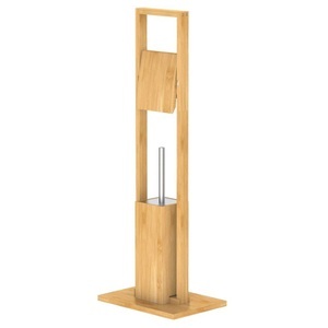 Eisl, EISL WC-Garnitur Rolle und Bürste Bambus 30x21x82 cm, Eisl WC-Garnitur »Bambus«, aus Holz, Bambus, WC Papier Halterung, Standgarnitur mit Toilettenbürste