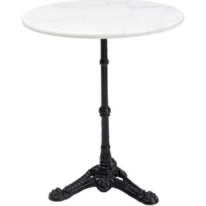Kare Design, Bistrotisch Kaffeehaus Rund Weiss 60cm, Bistrotisch Kaffeehaus Rund Weiss 60cm