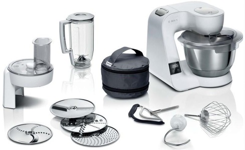 Bosch, BOSCH Multifunktions-Küchenmaschine »MUM5X220 weiss«, 1000 W, Bosch Küchenmaschine MUM5X220 Weiss