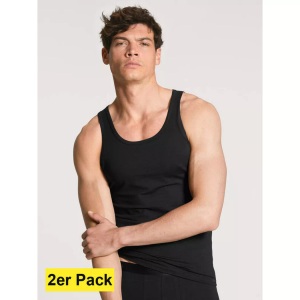 Calida, CALIDA Funktionsunterhemd, (Packung, 2 St.), Calida - Athletic-Shirt, S, Schwarz