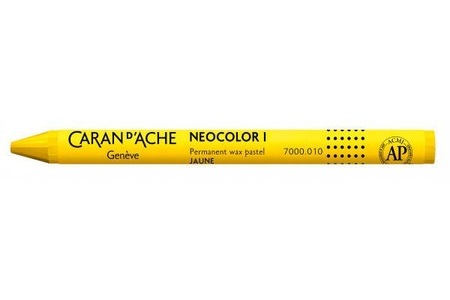 Caran d'ache, CARAN D'ACHE Wachsmalstift Neocolor 1 7000.010 gelb, Caran d'Ache Wachsmalstift, Neocolor 1, gelb, 7000.010