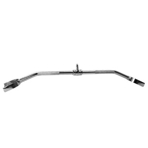 Gorilla sports, Latzugstange Gebogen Inkl. Drehgelenk Unisex Silber 95cm, Gorilla Sports - Latzugstange gebogen inkl. Drehgelenk, One Size, Silber