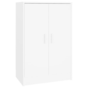 vidaXL, vidaXL Schuhschrank Weiß 60x35x92 cm Spanplatte