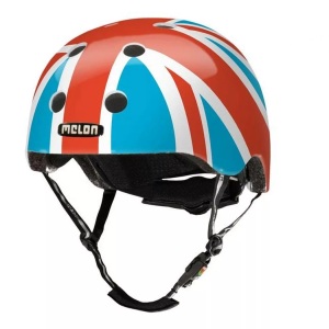 Melon, Melon urban active story bike helmet / / Union Jack summer sky, Melon Velohelm - union jack summer sky (Grösse: XL-XXL (58-63 cm))