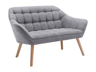 Vente-unique, Sofa 2-Sitzer - Stoff - Grau - CASERTA Sofa 2-Sitzer - Stoff - Grau - CASERTA, Vente-unique - Sofa 2-Sitzer - Stoff - Grau - CASERTA, One Size