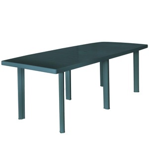 vidaXL, vidaXL Gartentisch Grün 210 x 96 x 72 cm Kunststoff, vidaXL Gartentisch Grün 210x96x72 cm Kunststoff