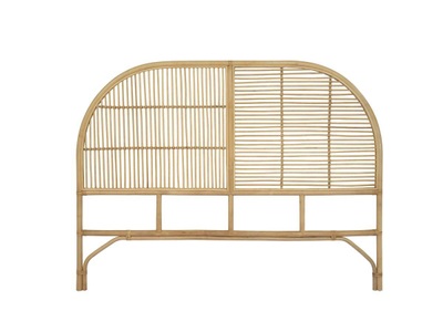 Vente-unique, Bett-Kopfteil 160 cm - Rattan - Holzfarben - LONEVA Bett-Kopfteil 160 cm - Rattan - Holzfarben - LONEVA, 