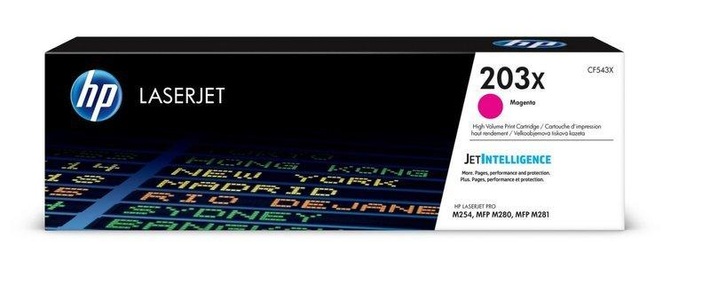 Hp, HP 203X Toner magenta Cf543X Tonerkassette, Toner magenta 203X (CF543X)