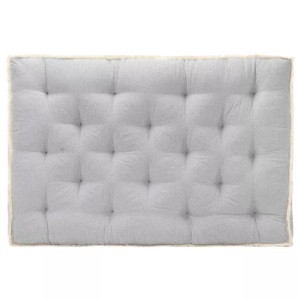 vidaXL, vidaXL Palettensofa-Kissen Grau 120x80x10 cm, vidaXL Palettensofa-Kissen Grau 120x80x10 cm