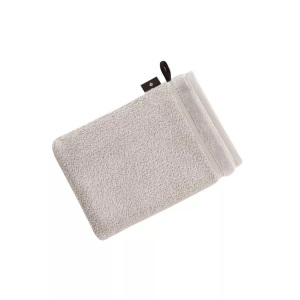 Vossen, Vossen Waschhandschuh Pure, VOSSEN - Pure Waschhandschuh, 22X16CM, Chrom
