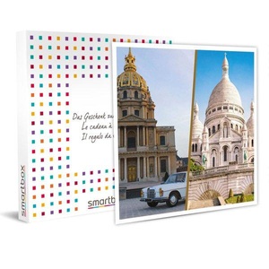 SMARTBOX, Paris Entdecken: Rundfahrt In Einem Mercedes-oldtimer Mit Gourmetpause Und 2 Übernachtungen - Geschenkbox Unisex, Paris entdecken: Rundfahrt in einem Mercedes-Oldtimer mit Gourmetpause und 2 Übernachtungen