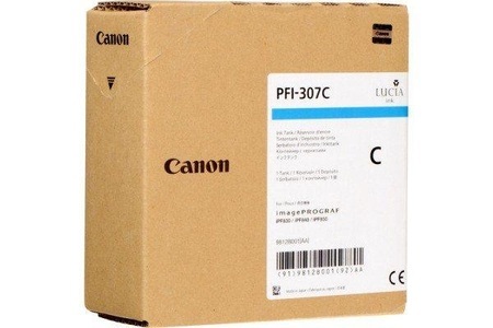 Canon, Canon Tintenpatrone PFI-307C Original Cyan 9812B001 Druckerpatrone, Canon Tintenpatrone, blau, PFI-307C, (330ml)