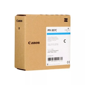 Canon, Canon Tintenpatrone PFI-307C Original Cyan 9812B001 Druckerpatrone, Canon Tintenpatrone, blau, PFI-307C, (330ml)