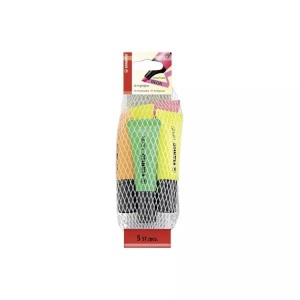 Stabilo, STABILO Textmarker Neon 72/5-1-5 5 Farben ass.