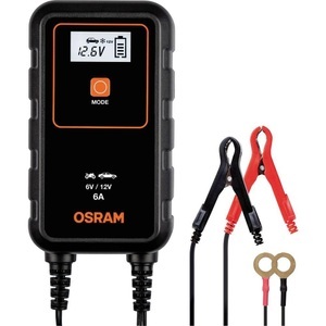 Osram Auto, Osram Auto OEBCS906 OEBCS906 Automatikladegerät, Batterie Ladungsausgleicher, Batterieüberwachung, Kfz-Batterietester 6, OSRAM Kfz-Batterieladegerät BATTERYcharge 906, 6/12 V, 6 A, für Motorräder/Autos