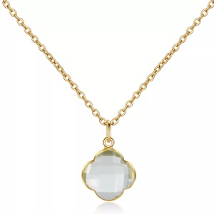Ailoria, Ailoria - Halskette Capucine - Gold und Transparent, AILORIA - CAPUCINE Halskette, 46cm, Gold