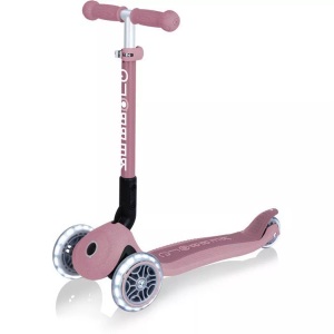 GLOBBER, GLOBBER Faltbarer Junior Scooter Lights Eco, beere, Globber Scooter »JUNIOR«