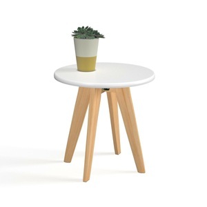 LA REDOUTE INTERIEURS, Runder Nachttisch Jimi Runder Nachttisch Jimi, La Redoute Intérieurs - Runder Nachttisch Jimi, One Size, Weiss