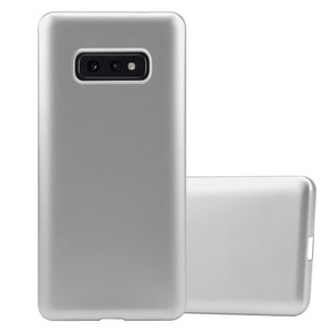 Cadorabo, Hülle für Samsung Galaxy S10e TPU Silikon Matt, Cadorabo - Hülle für Samsung Galaxy S10e TPU Silikon Matt, Silber