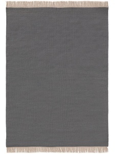 Benuta, Wollteppich Liv Grau Wollteppich Liv Grau, 