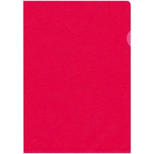 Büroline, BÜROLINE Sichtmappen PP A4 667305 rot, matt 10 Stück, Büroline Sichthülle A4 Rot matt, 10 Stück