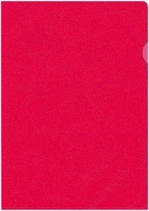 Büroline, BÜROLINE Sichtmappen PP A4 667305 rot, matt 10 Stück, Büroline Sichthülle A4 Rot matt, 10 Stück