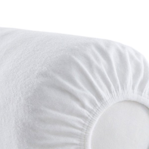 LA REDOUTE INTERIEURS, Schonbezug für Nackenrollen, Molton mit Teflon-Fleckenschutz, La Redoute Intérieurs - Nackenrollen-Schonbezug aus Molton mit Fleckenschutz, 90cm, Weiss