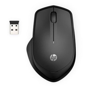 HP INC., "HP Silent 280M - Maus - kabellos - kabelloser Empfänger (USB) - Jet Black - für OMEN by HP 15; HP 14; ENVY 13, 15; ENVY x360; Pavilion x360", HP 280 Wireless-Maus, leise