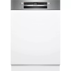 Bosch, Bosch Geschirrspüler SMI4HTS00E, Bosch Serie 4, Teilintegrierter Geschirrspüler, 60 cm, Gebürsteter Stahl, SMI4HTS00E, ID SMI4HTS00E