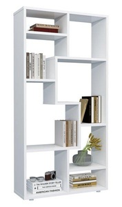 VCM, Holz Standregal Bücherregal Medienregal Aufbewahrung Raumteiler Deko Regal Lanisa M Holz Standregal Bücherregal Medienregal Aufbewahrung Raumteiler Deko Regal Lanisa M, MID.YOU Regal 58/116/20 cm weiss , Lanisa , Holzwerkstoff , 58x116x20 cm , melaminharzbeschichtet,Nachbildung , stehend , 000657029101