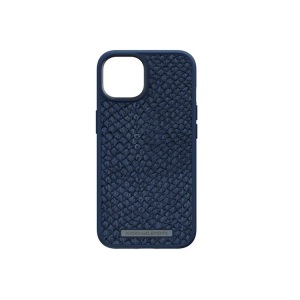 Njord by Elements, Njord by Elements - iPhone 14 MagSafe Lachsleder Hülle (NA41SL01) - Blau, 