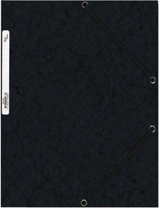 Büroline, BÜROLINE Gummibandmappe A4 460699 schwarz, Karton, BÜROLINE Gummibandmappe A4 460699 schwarz, Karton