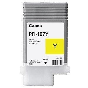 Canon, Canon Tintenpatrone PFI-107Y Original einzeln Gelb 6708B001 Druckerpatrone, Canon Tintenpatrone, gelb, PFI-107Y, (130ml)