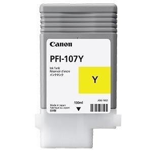 Canon, Canon Tintenpatrone PFI-107Y Original einzeln Gelb 6708B001 Druckerpatrone, Canon Tintenpatrone, gelb, PFI-107Y, (130ml)