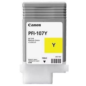 Canon, Canon Tintenpatrone PFI-107Y Original einzeln Gelb 6708B001 Druckerpatrone, Canon Tintenpatrone, gelb, PFI-107Y, (130ml)